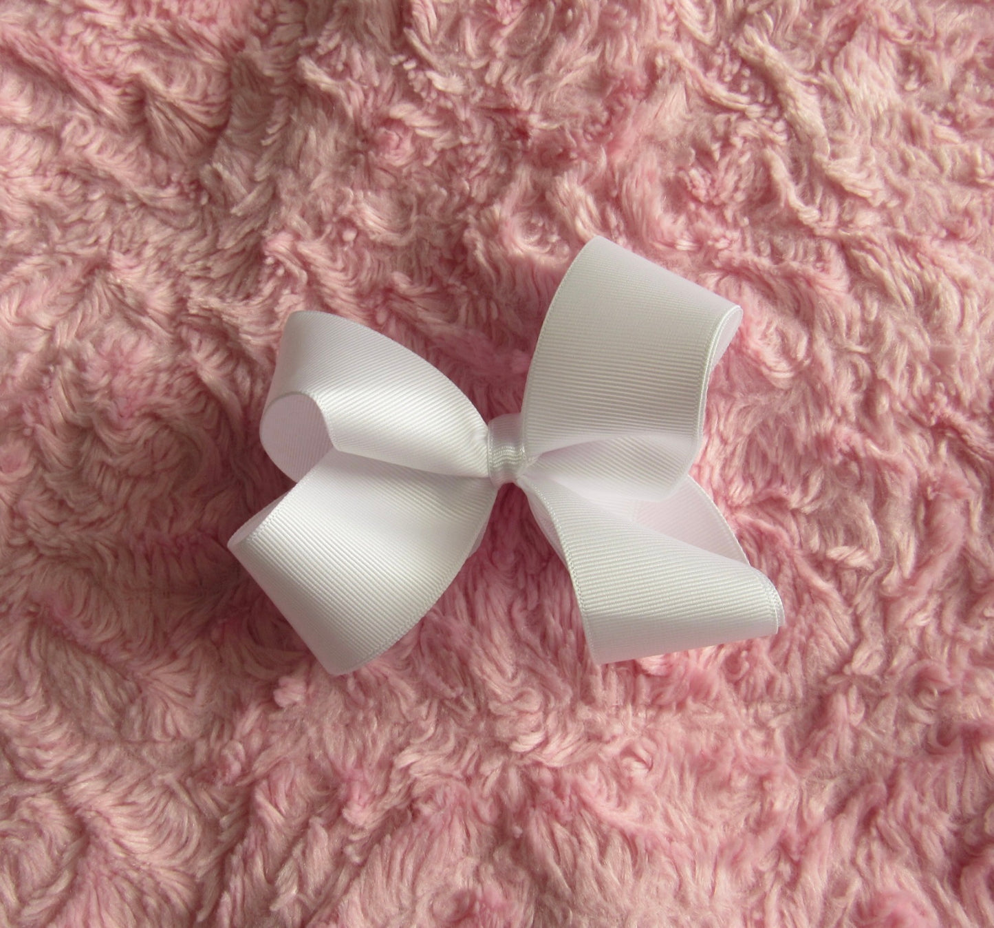Large White Bow