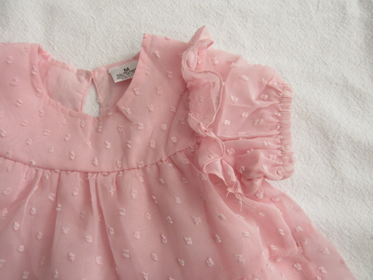 Swiss Dot Chiffon Dress