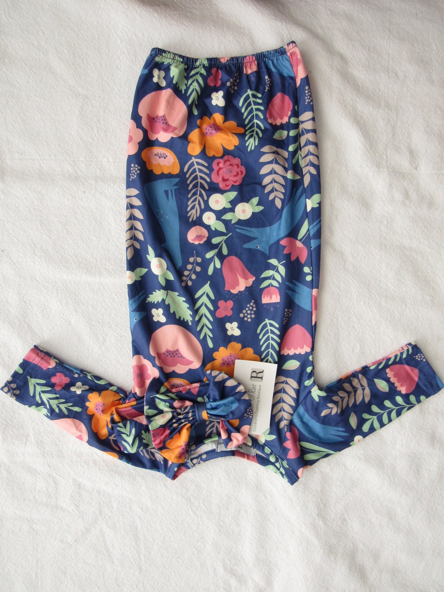 Floral Fox Baby Gown