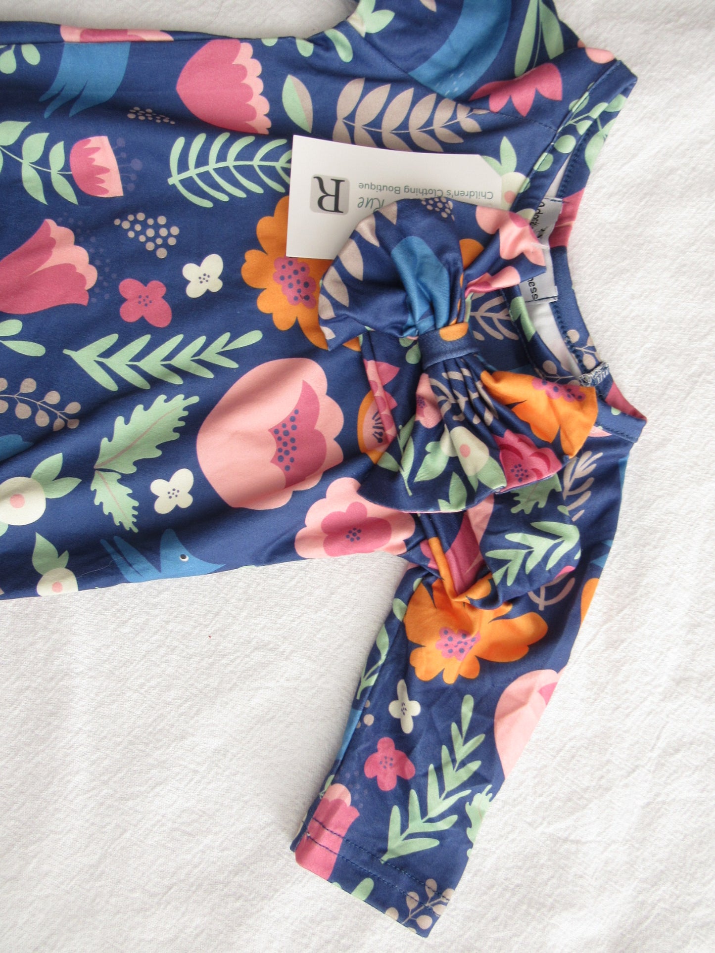 Floral Fox Baby Gown