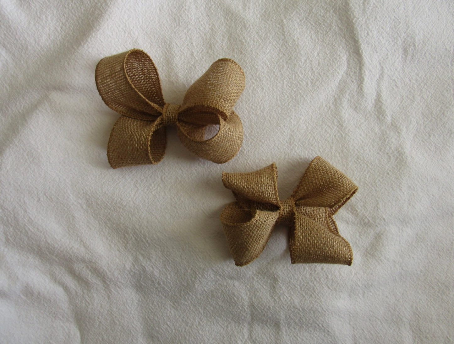 Large Burlap Bows