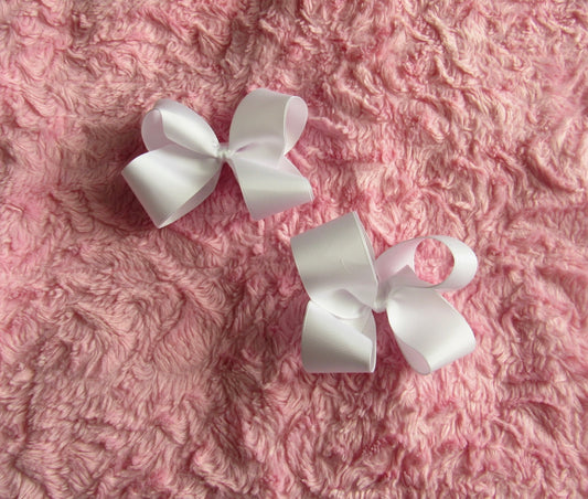 Large White Bow