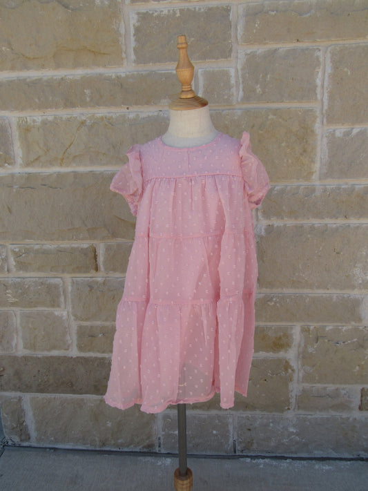 Swiss Dot Chiffon Dress