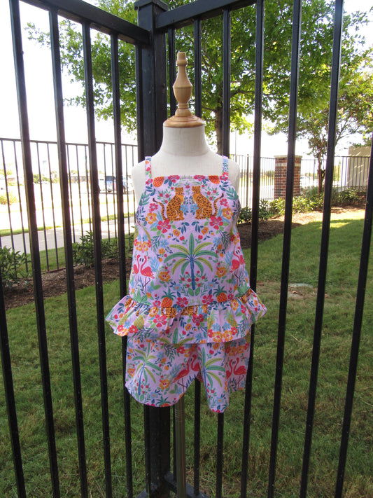 Flamingo & Flora Top